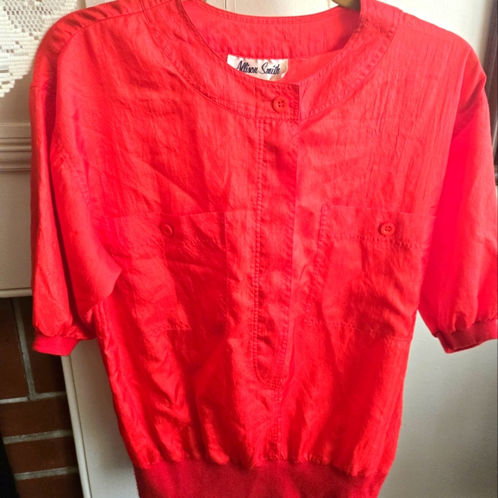 Vintage 80's Allison Smith small blouse